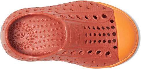 Native Shoes Kids Jefferson (طفل صغير/طفل صغير) - الجزء العلوي والبطانة من مادة EVA - ثقوب للتحكم في درجة الحرارة - مغامرة أزرق/أبيض 8 طفل صغير M in Saudi Arabia