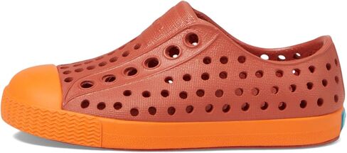 Native Shoes Kids Jefferson (طفل صغير/طفل صغير) - الجزء العلوي والبطانة من مادة EVA - ثقوب للتحكم في درجة الحرارة - مغامرة أزرق/أبيض 8 طفل صغير M in Saudi Arabia