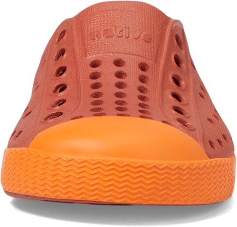 Native Shoes Kids Jefferson (طفل صغير/طفل صغير) - الجزء العلوي والبطانة من مادة EVA - ثقوب للتحكم في درجة الحرارة - مغامرة أزرق/أبيض 8 طفل صغير M in Saudi Arabia