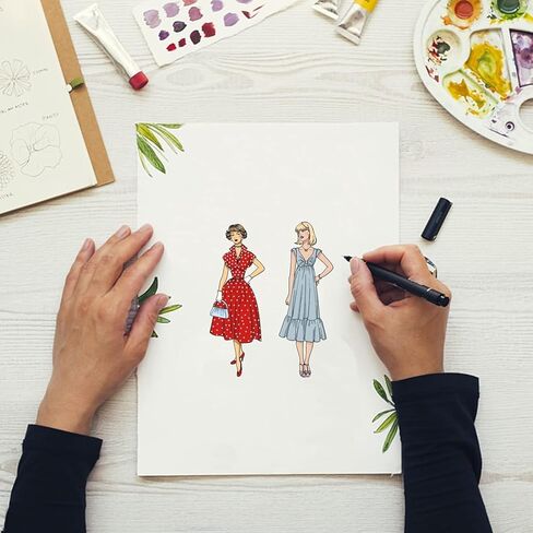 Fashion Woman Silicone Clear Stamp Lady and Vintage Dress Transparent Silicone Stamp People Rubber Stamp for Scrapbook Journal Card Making in Saudi Arabia