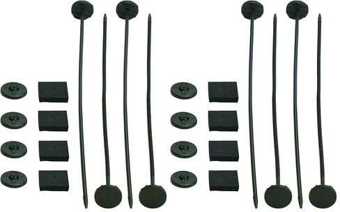 Derale 13001 Plastic Rod Mounting Kit, Silver in Kuwait