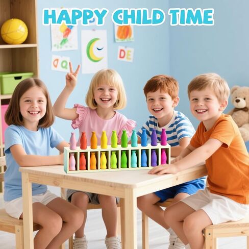 Fun Board Game,Bottle Color Challenge Game for Kids and Adults,Pouplar Gameplay for Party Outdoor Backyard Travel Camping Match the Bottle Toy for Family Parent Child Firends Classmates (bottle) in Saudi Arabia