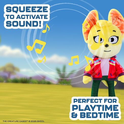 P.M.I. The Creature Cases 16-Inch Feature Plush – Kit Casey Musical Backpack Deluxe Cuddle Toy with Sound Effects, Soft Fabric, and Collectible Design by PMI Toys (Kit Casey) in Saudi Arabia