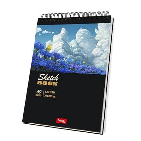 كتاب رسم OparaArts مقاس 8 × 11 بوصة، لوحة رسم حلزونية، 50 ورقة 68 رطل/100 جرام في المتر المربع كراسة رسم فنية للوحة الرسم للأطفال الفنانين والمبتدئين لوازم فنية احترافية للبالغين in Saudi Arabia