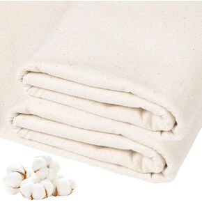 Canvas Fabric, 100% Natural Cotton 10oz Duck Canvas Fabric 61'' Wide for Sewing, Backings, Tote Bags, Arts & Crafts (Natural 10oz, 1 Yard) in Saudi Arabia