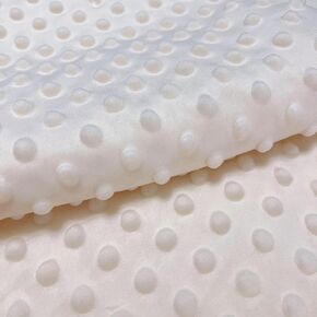 1 ياردة × 62.6 قماش مينكي دوت من ذا يارد، مستلزمات صناعة اللحف، وسائد مرقعة من نسيج الصوف المخملي، نسيج مينكي للبطانية، وأغطية الوسائد، وصناعة الملابس، والوشاح، والخياطة (أزرق، 1 ياردة) in Kuwait