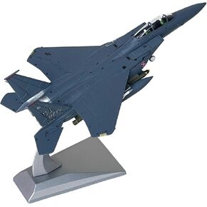 F-15E Strike Eagle Model Airplane 1/100 مقياس معدني Diecast نموذج عسكري مقاتل، مجموعة طائرات American Eagle F-15E للتجميع أو الهدايا in Kuwait