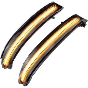 مؤشر ضوء إشارة الانعطاف الجانبي LED الديناميكي وميض متسلسل LED مرآة جانبية متوافقة مع Nis-san X-Trail T32 Ro-gue Qash-qai J11 Mu-rano Z52 Juke Navara Path-finder Pack لشخصين in Saudi Arabia