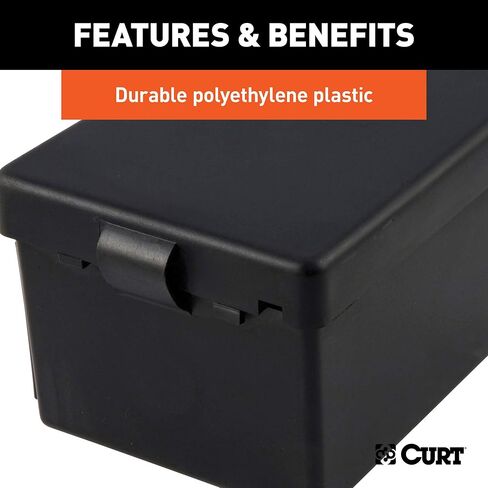 CURT 52030 5-Inch x 3-1/4-Inch x 3-7/8-Inch Lockable Breakaway Battery Case in Saudi Arabia