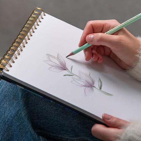 OparaArts Sketch Book 8X11 Inch, Spiral Bound Sketch Pad, 50 Sheets 68lb/100gsm Art Sketchbook for Drawing Pad for Kids Artists & Beginners Professional Art Supplies for Adults in Saudi Arabia