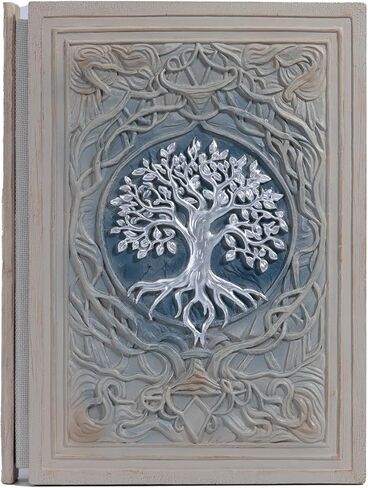 3D Embossed Tree of Life Notebook - Celtic Style Journal with Retro Mythology Design, Hardcover Blank Pages sketchbook (100 sheets/200 pages). Perfect for Writing & Drawing, Desktop Decoration, Ideal as Christmas Gift or Birthday Present,stocking stuffers in Kuwait