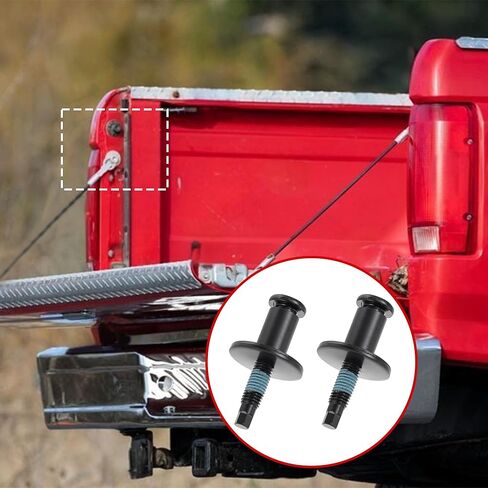 Rear Tailgate Striker Latch Lock Bolt Kit for Ford F150 1997-2014 for Ford F250 Super Duty 1999-2016 Tailgate Striker Lock Bolt Screw Part Number 1L3Z99404A42AA F65Z-99404A42-AD 2Pcs in Saudi Arabia