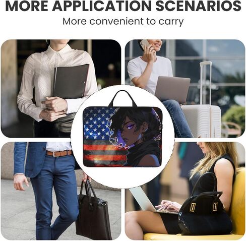 Custom Laptop Bag for Men Women Double Side Design,Personalized Hand Computer Protective Case Customized Gift Friends Lovers in Saudi Arabia