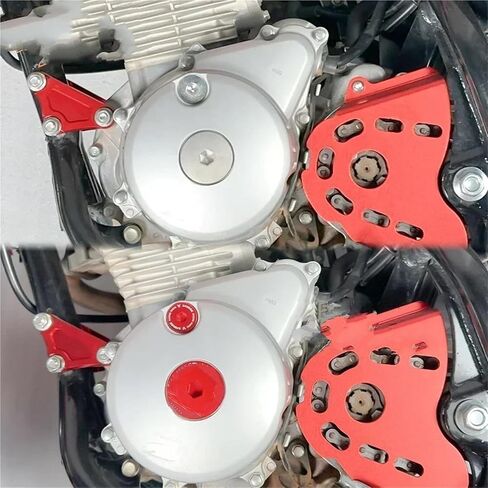 علبة المرافق، غطاء علبة المرافق مناسب لهوندا XR125L XR150L XR190L CRF125 F FB CRF150F CRF250F NXR CG 160 150 غطاء المحرك المسمار غطاء علبة المرافق المكونات in Kuwait