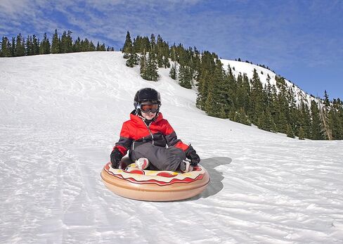 SPORTSSTUFF DOUBLE AMERISPORT Snow Tube Yellow, Dimensions inflated (71in x 43in) (78in x 49in) in Kuwait