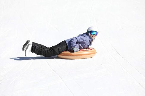 SPORTSSTUFF DOUBLE AMERISPORT Snow Tube Yellow, Dimensions inflated (71in x 43in) (78in x 49in) in Kuwait