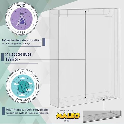 MALKO Protector Display Case for Carded 3.75 Inch Action Figures | Compatible with: Star Wars | Marvel | G.I Joe | 0.5 MM Thick Plastic (12 Pack) in Saudi Arabia