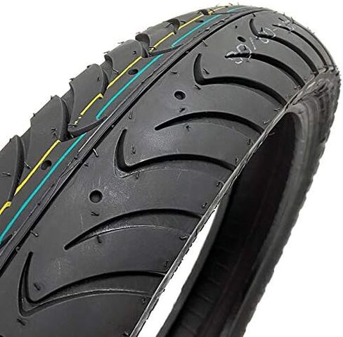 MMG Motorcycle Tubeless Tire Size 90/80-16 Compatible on Medium to Large displacement Gas Scooters like the Piaggio LT150 and Kymco People 50/150 in Saudi Arabia