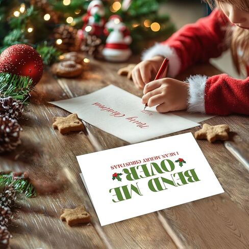 Funny Cat Christmas Card for Men Woman, Humorous Christmas Card&Gift for Cat Mom Dad, Naughty Xmas Card from Cats for Friends Family in Saudi Arabia