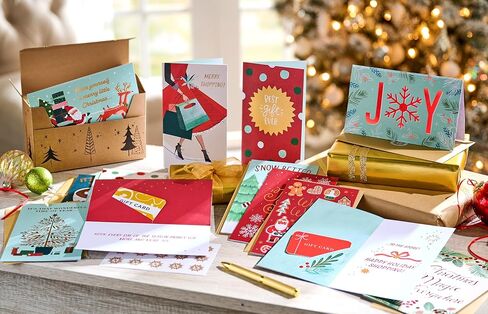 American Greetings Christmas Cards with Envelopes, Money Gift Card Holder, Red, White and Green Christmas Bundle (30-Count) in Saudi Arabia