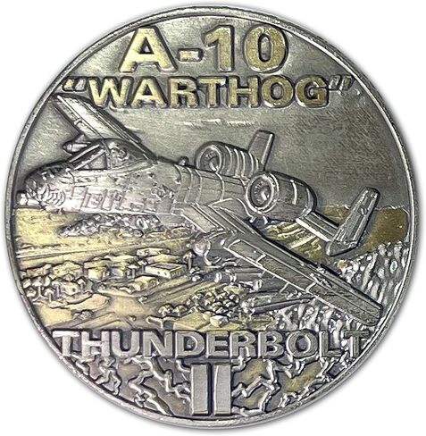 USAF A-10 Thunderbolt 2 Veteran Air Force Collectible Challenge Coin in Saudi Arabia