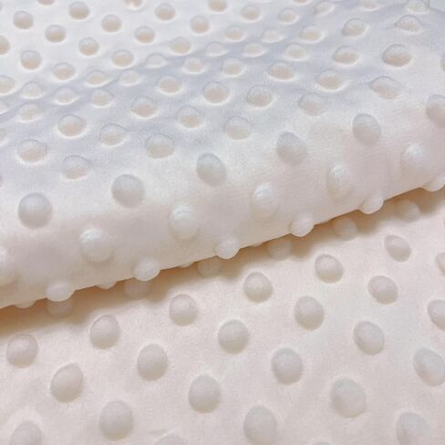 1 ياردة × 62.6 قماش مينكي دوت من ذا يارد، مستلزمات صناعة اللحف، وسائد مرقعة من نسيج الصوف المخملي، نسيج مينكي للبطانية، وأغطية الوسائد، وصناعة الملابس، والوشاح، والخياطة (أزرق، 1 ياردة) in Kuwait