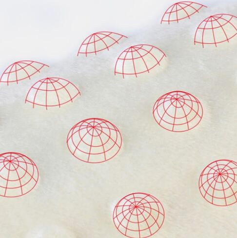 1 ياردة × 62.6 قماش مينكي دوت من ذا يارد، مستلزمات صناعة اللحف، وسائد مرقعة من نسيج الصوف المخملي، نسيج مينكي للبطانية، وأغطية الوسائد، وصناعة الملابس، والوشاح، والخياطة (أزرق، 1 ياردة) in Kuwait