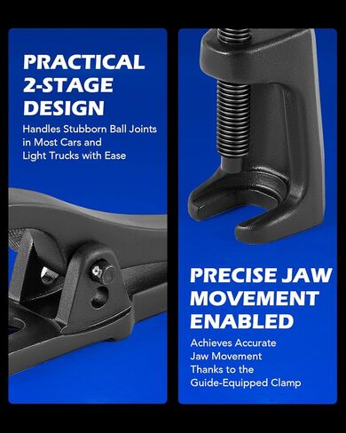 Orion Motor Tech 5-in-1 Ball Joint Separator, Pitman Arm Puller, Tie Rod End Tool Set for Front End Service, Splitter Removal Kit (BS06) in Kuwait