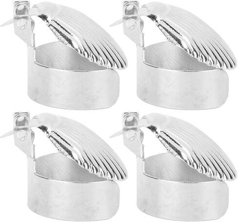 Candle Snuffer Automatic Fire Extinguishing Snuffer Shell Candle Wick Snuffer Stopper 4pcs, Sturdy Iron Candle Flame Snuffer Clip On Candle Extinguisher for Put in Saudi Arabia