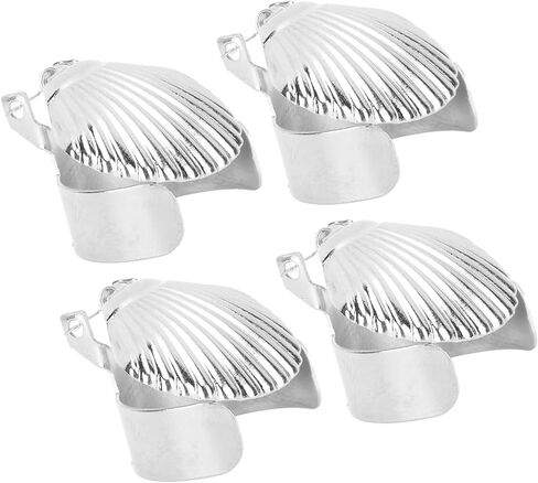 Candle Snuffer Automatic Fire Extinguishing Snuffer Shell Candle Wick Snuffer Stopper 4pcs, Sturdy Iron Candle Flame Snuffer Clip On Candle Extinguisher for Put in Saudi Arabia