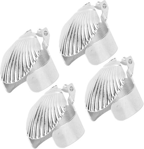 Candle Snuffer Automatic Fire Extinguishing Snuffer Shell Candle Wick Snuffer Stopper 4pcs, Sturdy Iron Candle Flame Snuffer Clip On Candle Extinguisher for Put in Saudi Arabia