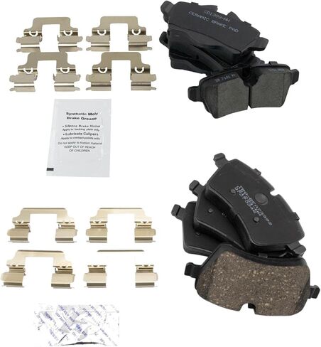 Front and Rear Brake Pad Set Ceramic Compatible with 2009-2015 Mini Cooper in Saudi Arabia