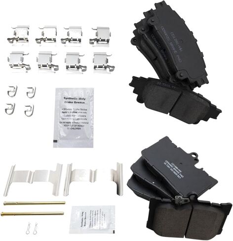 Brake Pads Ceramic Compatible with 2016 Lexus GS200t 2018-2019 GS300 2013-2019 GS350 2013-2018 GS450h 2016-2017 IS200t 2016-2020 IS300 2014-2020 IS350 RC200t 2016-2019 RC300 2015-2019 RC350 in Saudi Arabia