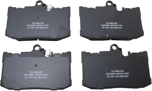 Brake Pads Ceramic Compatible with 2016 Lexus GS200t 2018-2019 GS300 2013-2019 GS350 2013-2018 GS450h 2016-2017 IS200t 2016-2020 IS300 2014-2020 IS350 RC200t 2016-2019 RC300 2015-2019 RC350 in Saudi Arabia