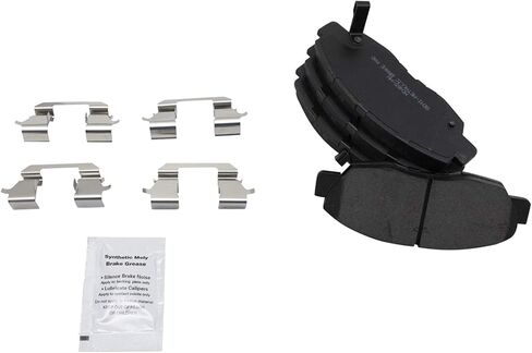 Front and Rear Brake Pad Set Semi Metallic Hardware Compatible with 1999-2000 Honda Civic in Saudi Arabia