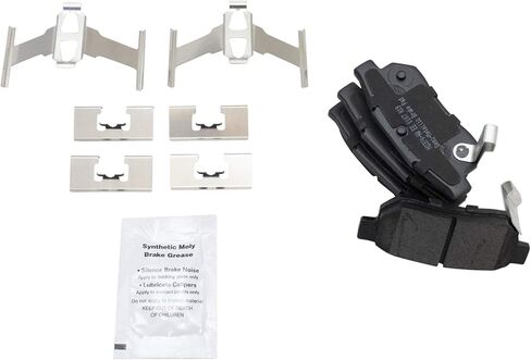 Front and Rear Brake Pad Set Semi Metallic Hardware Compatible with 1999-2000 Honda Civic in Saudi Arabia