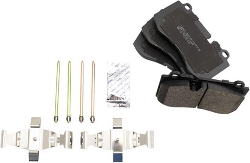 Front and Rear Brake Pad Set Ceramic Hardware Compatible with 2007-2010 Mercedes-Benz CL550 CL600 2007-2013 S550 S600 2012-2013 S350 2010-2013 S400 2009-2012 SL550 in Saudi Arabia