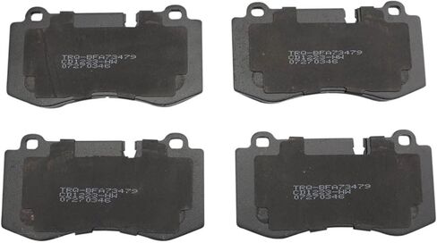Front and Rear Brake Pad Set Ceramic Hardware Compatible with 2007-2010 Mercedes-Benz CL550 CL600 2007-2013 S550 S600 2012-2013 S350 2010-2013 S400 2009-2012 SL550 in Saudi Arabia