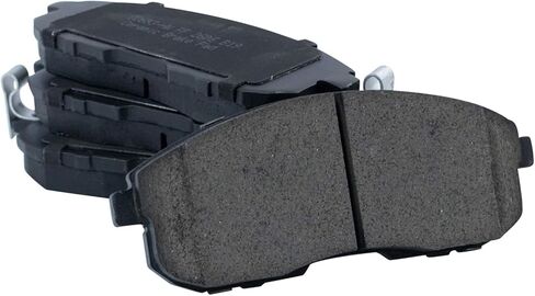 Front and Rear Brake Pad Set Ceramic Hardware Compatible with 1989-1990 Nissan Maxima in Saudi Arabia