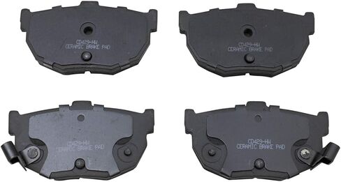 Front and Rear Brake Pad Set Ceramic Hardware Compatible with 1989-1990 Nissan Maxima in Saudi Arabia