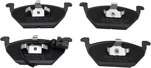 Front and Rear Brake Pad Set Ceramic Compatible with 2003-2006 Volkswagen Beetle 2006 Golf 1999-2014 Jetta in Saudi Arabia