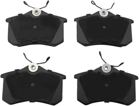 Front and Rear Brake Pad Set Ceramic Compatible with 2003-2006 Volkswagen Beetle 2006 Golf 1999-2014 Jetta in Saudi Arabia