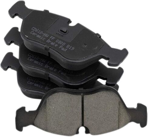 Front and Rear Brake Pad Set Ceramic Hardware Compatible with 1999-2000 Volvo S70 1999-2000 V70 in Saudi Arabia
