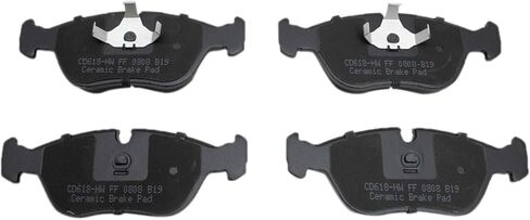Front and Rear Brake Pad Set Ceramic Hardware Compatible with 1999-2000 Volvo S70 1999-2000 V70 in Saudi Arabia