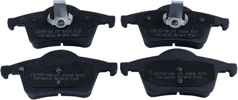 Front and Rear Brake Pad Set Ceramic Hardware Compatible with 1999-2000 Volvo S70 1999-2000 V70 in Saudi Arabia