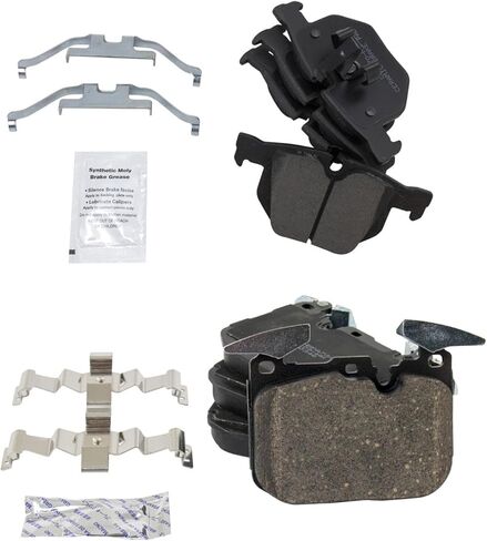 Front and Rear Brake Pad Set Ceramic Hardware Compatible with 2012-2013 BMW 335i 2013 335i xDrive in Saudi Arabia