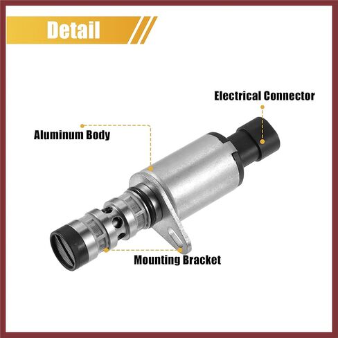 2 Pcs 918-006 Camshaft Engine Oil Control Variable Valve Timing VVT Solenoid for Chevy Aveo Cruze Sonic Trax for Astra for Pontiac G3 for Saturn 12992408 55567050 Replace Parts in Saudi Arabia