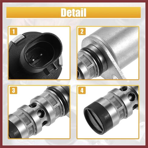 2 Pcs 918-006 Camshaft Engine Oil Control Variable Valve Timing VVT Solenoid for Chevy Aveo Cruze Sonic Trax for Astra for Pontiac G3 for Saturn 12992408 55567050 Replace Parts in Saudi Arabia