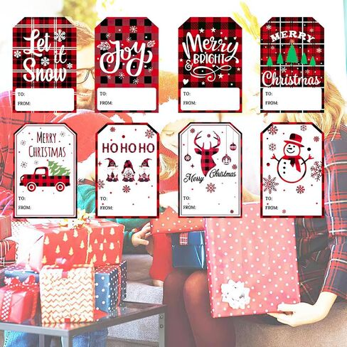 500 Pcs Christmas Thank You Stickers Roll - 2.36 x 1.57 Inch Holiday Decorative Labels for Gift Wrapping, Handmade Crafts, Party Favors, Packaging Seals in Saudi Arabia