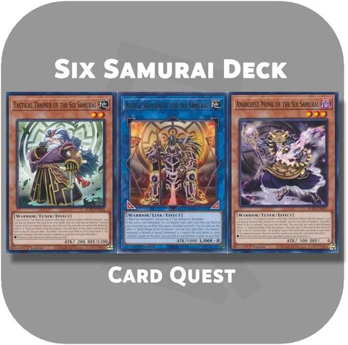 Complete Custom Deck for Yu-Gi-Oh! - Legendary Secret Six Samurai & Shien Deck in Saudi Arabia